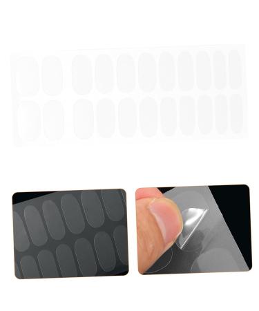 HAPINARY 6 Sheets Nail Patch Gels Transparent Nail Polish Nail Kits Nail Art Stickers Manicure Kit Clear Nail Polish Sheer Nail Polish Nail Sticker Gel Nail Kit Nail Wraps Double Sided Tape - Buy Online on SooperMarket.com