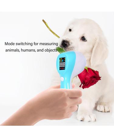 Non Contact Digital Pet Thermometer Infrared Fast and Accurate Pet Temperature Detection with Easy to Read LCD Display Dog Temperature Monitor Animal Thermometer for Pet Cats Dog - Buy Online on SooperMarket.com