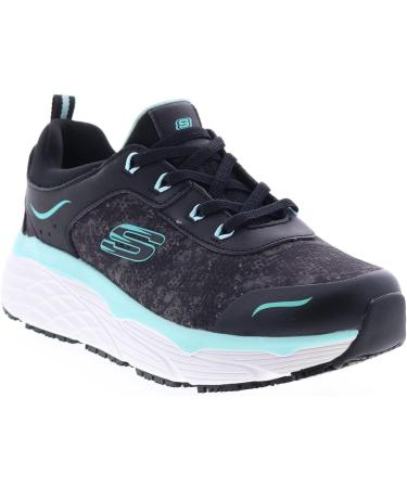 Skechers Work Rastip Women's Slip Resistant Athletic Shoes - Black/Multi - Size 7 - Buy Online on SooperMarket.com