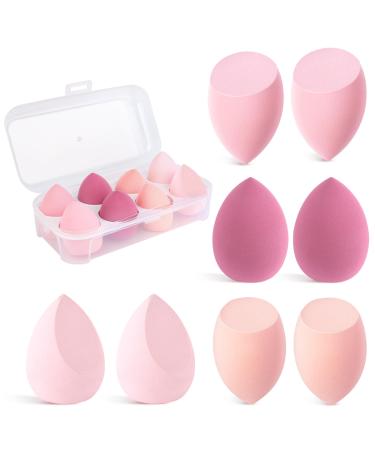 8 Piece Make Up Sponge Set Beauty Blender Makeup Sponge Make Up Sponge Foundation Blending Beauty Sponge Makeup Sponge for Most Cosmetics