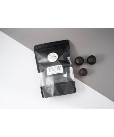 Premium clay Oven-Dried Black Limes - 100g Single ingredient whole black Lime | Authentic Middle Eastern Flavor - Ideal for Cooking and Seasoning - Buy Online on SooperMarket.com
