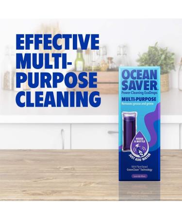 OceanSaver Lavender Eco Drop Refill - All Purpose Cleaner 5 Pack | Eco-Friendly, Multi-Surface Cleaning Product - Buy Online on SooperMarket.com