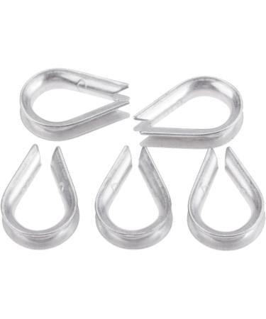 10Pcs 1/8 Wire Rope Chain Thimble for Boat Rigging | 316 Stainless | Anchor & Splicing Tool - Buy Online on SooperMarket.com