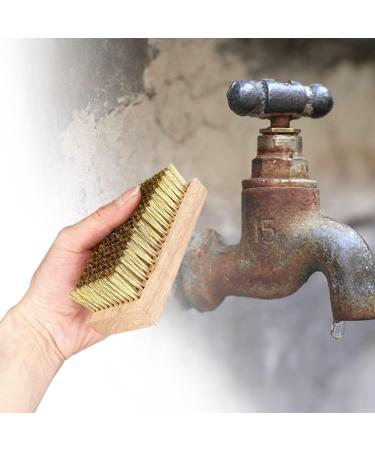 Buy CJBin Brass Brush - Durable Copper Cleaning Brush for Rust Protection & Ski Surface Polishing - Buy Online on SooperMarket.com