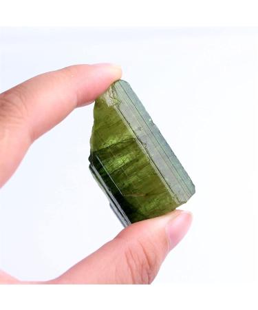 Stone 1PC Natural Rare Green Tourmaline Quarzt Rough Stone Raw Gemstone Specimen Irregular Crystals Collection Reiki kaixun - Buy Online on SooperMarket.com