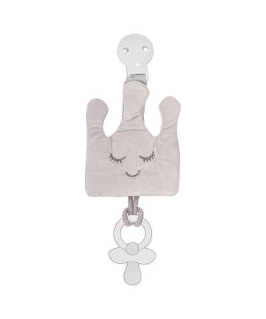 Original Dooky Cuddly Friends Pacifier Clip Crown | Cuddly Toy & Secure Stroller Attachment for Infants | 15 cm Length - Buy Online on SooperMarket.com