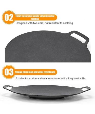 34cm Grill Pan Korean Round Non-Stick Barbecue Camping Pan Travel Outdoor Frying Barbecue Accessories L5I5 BBQ - Buy Online on SooperMarket.com