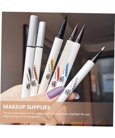 PLAFOPE 6pcs Liquid Eyeliner Pen Ultra-fine Felt-tip Eyeliner White Liquid Eyeliner Pink Eyeliner Abs - Buy Online on SooperMarket.com