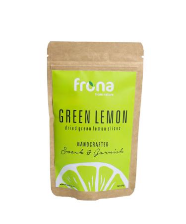Frona Mini Pack 10g - Dehydrated Fruit Dried Slices- Ideal for Cocktails and Soft Drinks (Green Lemon)