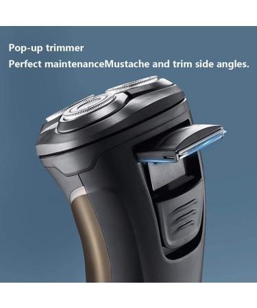 GeRRiT Electric Razor for Men - Rechargeable Wet & Dry Waterproof Shaver with Pop-up Beard Trimmer Best International Shipping - Buy Online on SooperMarket.com