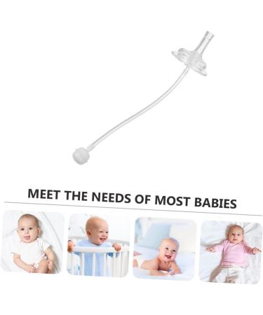Ibasenice 12 STK Reusable Silicone Straws - Straw Sippy Cup Converter Kit for Baby Bottles - Eco-Friendly Pebble Gel Milk Cup - Transparent (3 Pack) - Buy Online on SooperMarket.com