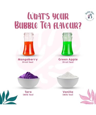 Boba Bar London | Coral Reef Mixed Bubble Tea Kit | 4 Mixed Tea Flavours | 4 Boba & Jelly Toppings | Tapioca Pearls | 4 Bamboo Straws | 4 Tea Bags | 2 Recipe Cards Boba Bar London | Coral Reef Mixed Bubble Tea Kit | 4 Mixed Tea Flavours | 4 Boba & Jelly T - Buy Online on SooperMarket.com