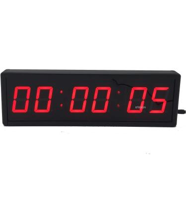 BTBSIGN 2.3 Digital Countdown Wall Clock with Remote - Large Stopwatch for Obstacle Racing - Buy Online on SooperMarket.com