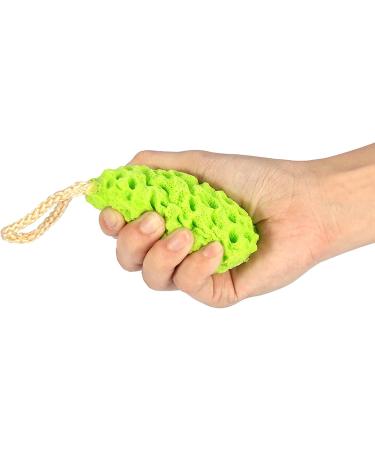 Bath Shower Sponge Bath Mesh Pouf Shower Ball Body Cleansing Scrubber Exfoliating Bath Sponge Bath Ball for Women and Men 4 Colors Optional(Green) - Buy Online on SooperMarket.com