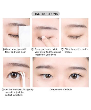 GerNIE Double Eyelid Tape - Long Lasting Transparent Sticker Tool for Perfect Liner & Shadow - 72 Back Mesh Widened Type MXE-C004 - Buy Online on SooperMarket.com