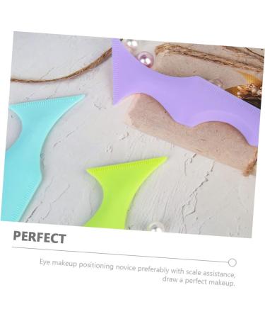 OFFSCH Mascara 2pcs Eyeliner Ruler Lash Eyeshadow Lipstick Guide Tool Stencils Silicone Eyebrow Tools - Buy Online on SooperMarket.com