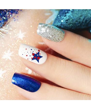 minkissy American Flag Nail Art Stickers - 8 Sheets 4th of July Independence Day Nail Art Decals National Day Manicure Decals for Memorial Day Women Girls - Buy Online on SooperMarket.com