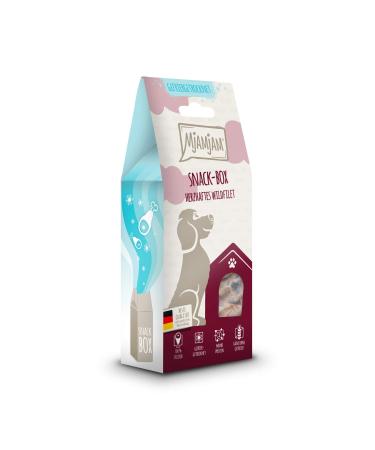 Mjamjam - Premium dog snack - Snackbox - Hearty Wild fillet 1 Pack (1 x 70 g) natural lamps without synthetic preservatives wild 70 g (1 Pack)