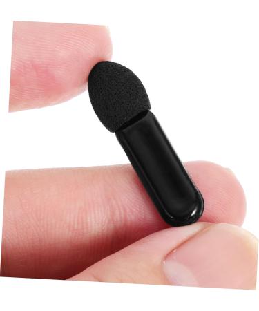 Healeved 200 Pcs Mini Eyeshadow Swab Eyeshadow Lipstick Brush Applicator Milky Cotton Black - Buy Online on SooperMarket.com