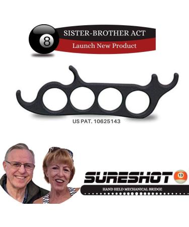 Sureshot Billiard Mechanical Bridge: Handheld Pool Cue Accessory for Perfect Shots! - Buy Online on SooperMarket.com