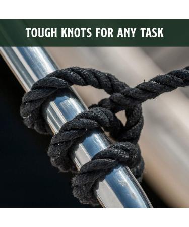 Ironclad Supply Tarred Bank Line 100% Nylon Twine - Heavy Duty for Fishing, Hunting, Camping - 1 lb #36 Twisted - Buy Online on SooperMarket.com