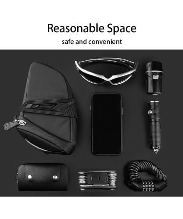 Waterproof Bike Saddle Bag - Adjustable Straps, Ideal for Folding Bike, Road Bike, MTB - Buy Online on SooperMarket.com
