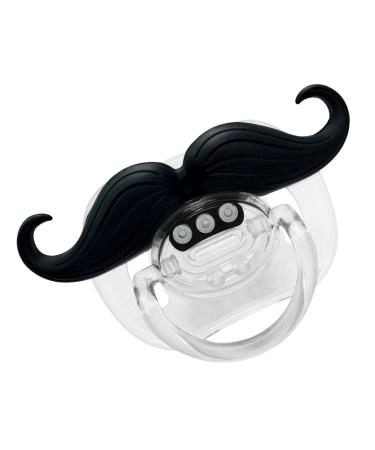 Ventdouce Funny Mustache Pacifier for Newborns | Curly Beard Binky for 0-6 Months | Unique Gift for Boys & Girls - Buy Online on SooperMarket.com