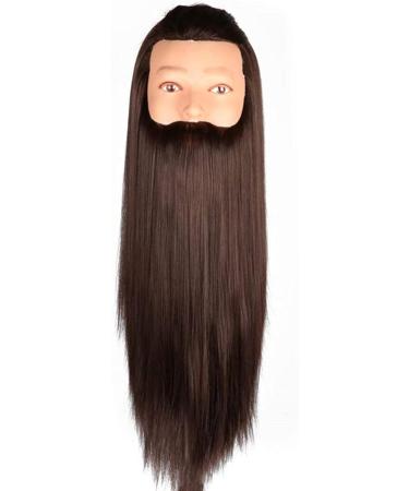 Adjustable Tailor Puppet Female Hairdressing Head | Real Hair Styling Dummy - Black - Buy Online on SooperMarket.com