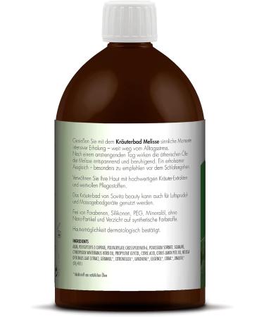 Herbal Bath Lemon Balm 500ml | Stay Healthy Relax & Feel Good | International Shipping - Buy Online on SooperMarket.com
