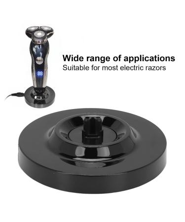 Universal Electric Shaver Charging Stand - Round Shape Replacement Base - Black - Buy Online on SooperMarket.com