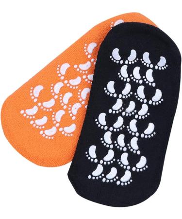 Minkissy Moisturizing Heel Cuff Socks | Slipproof Gel Spa Socks for Men - 2 Pairs - Buy Online on SooperMarket.com