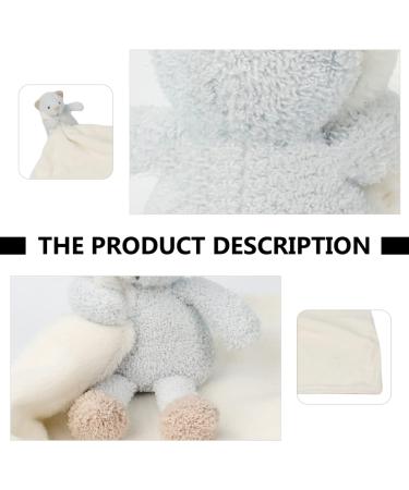 Warmhm Bear Doll & Sloth Plush Toy - Soothing Blanket for Baby Beds | Earth Color Cartoon Comfort | Soft PP Cotton Crib Toy - Buy Online on SooperMarket.com