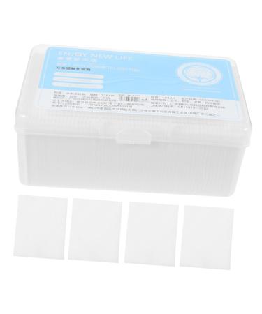1080pcs Skin Cleansing Cotton Pads Soft Cut Cotton Pads Makeup Cotton Pads Skin Care Cotton Pads Nail Polish Remover Pads Textured Cotton Pads White Makeup Remover pad Square White 5*6cm