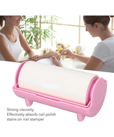 Professional Nail Art Stamper Pattern Removal Tool with Oil Absorbing Sheets - Pink - Buy Online on SooperMarket.com