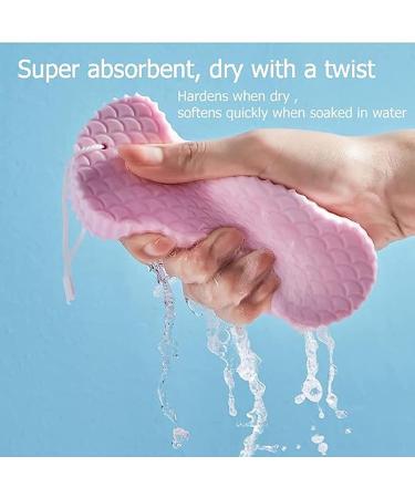 Fitmedify Skin Sponge Superpeeler - Magic Exfoliating Bath Sponge for Callus and Dead Skin Removal - 3D Super Soft Exfoliating Sponge for Adults and Children - Reusable (4PCS) - Buy Online on SooperMarket.com