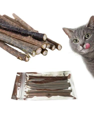 3PCS Natural Catnip Stick Cat Cleaning Teeth Molar Toothpaste Branch Cats Snacks Sticks Supplies Kitten Pet Biting Excitement Stick - Buy Online on SooperMarket.com