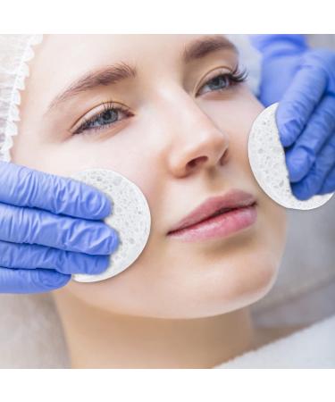 WLLHYF 20 Pack Compressed Facial Sponges - Natural Cellulose, Professional Spa Sponges for Face Cleansing and Makeup Removal - Buy Online on SooperMarket.com