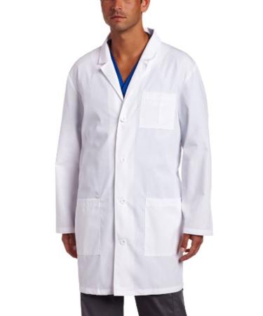 Dickies EDS Professional Men & Women Scrubs Lab Coats 37 83402 Large White