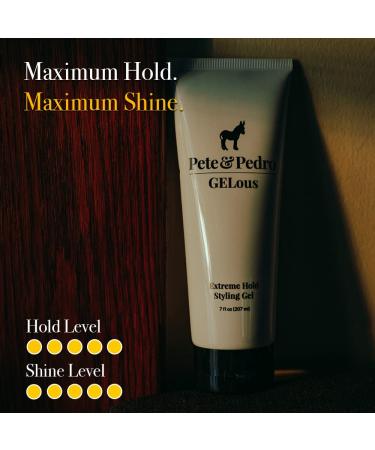 Pete & Pedro GELous - Extreme Hold Hair Gel for Men | Shark Tank Featured | Super Strong Hold & High Shine | 7 oz - Buy Online on SooperMarket.com