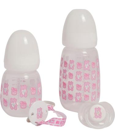 Set of 2 Baby Girl Bib rons with Pacifier & Bow - Guess | International Shipping Available - Buy Online on SooperMarket.com