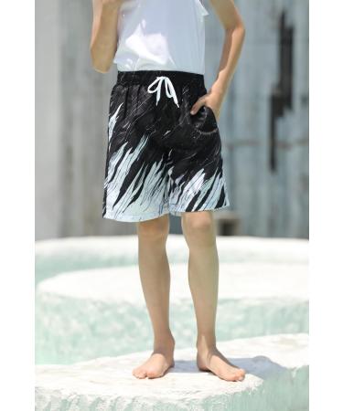 Newistar Boys Swimming Trunks 3D Pressure - Quick Dry Shorts for Ages 8-16 | Summer Beach Swimwear - Buy Online on SooperMarket.com