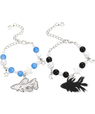 Oralgo's Adjustable Tropical Fish Bracelet & Star Charm Jewelry Gift Set for Women - Unique 2-Part Design - Buy Online on SooperMarket.com