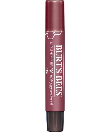 Burts Bees Lip Shimmer Fig Moisturizing Lip Balm with Peppermint Oil 2.55g - 100% Natural Origin - Buy Online on SooperMarket.com