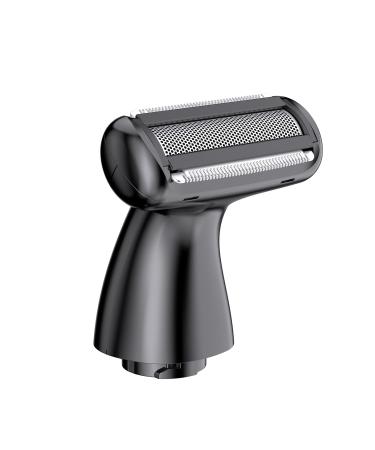 Replacement blade for body razors sharp and safe blade with R-angle tips suitable for face chest legs and genital area foil-substance head