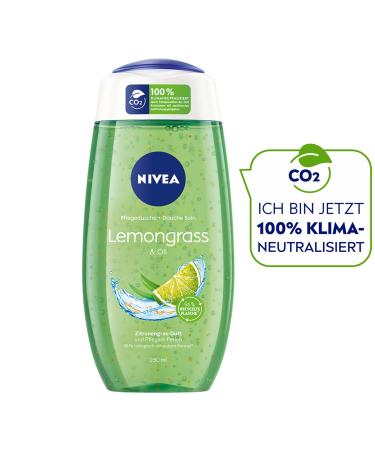 NIVEA Lemongrass & Oil Nourishing Shower Gel 250ml | Refreshing Biodegradable Formula with Nourishing Oil Beads & Revitalising Fragrance - Shop Internationally - Buy Online on SooperMarket.com