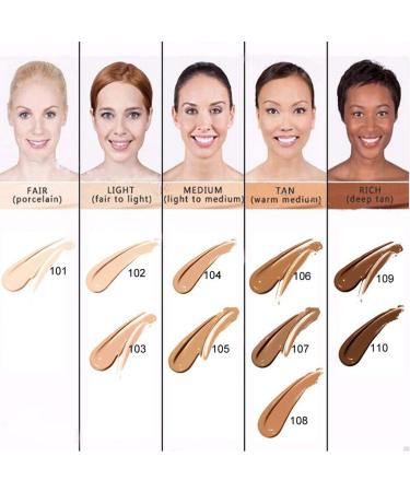 Phoera Full Coverage Foundation 108 TAN 30ml - Oil Control, Long Lasting Concealer Cream - Buy Online on SooperMarket.com