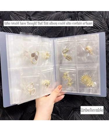 Translucent Nail Art Sticker Storage Book - 80 Slots | Empty Album for Decals/Photos - Nail Art Tools Organizer - Buy Online on SooperMarket.com