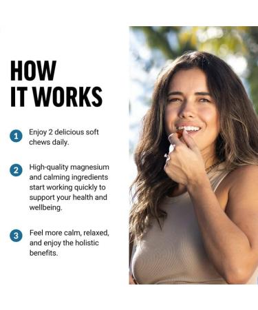 Orange Creamsicle Magnesium Soft Chews for Sleep, Stress Relief, and Relaxation - Buy Online on SooperMarket.com
