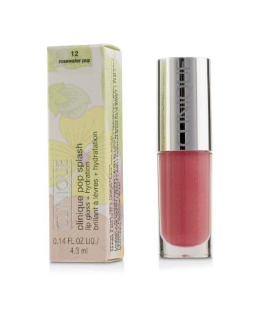 Pop Splash Lip Gloss + Hydration - 12 Rosewater Pop - 4.3ml/0.14oz | Long-lasting Hydrating Lip Gloss - Buy Online on SooperMarket.com
