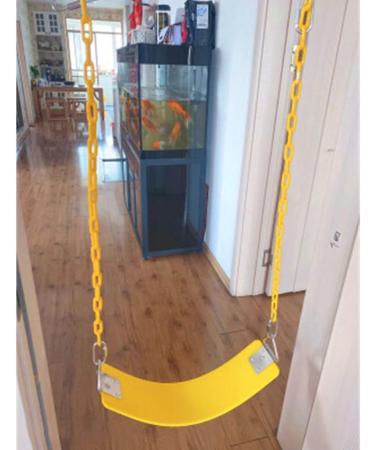 Ymeibe Swing Chains (2) Fully Coated with 4 Free Quick Links - Anti-Rust Iron Chains for Swing Set - Playground Kids Swing Seat Accessories - 660 Lb Capacity - Yellow - Buy Online on SooperMarket.com